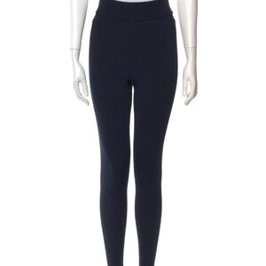 Victoria Beckham Women's Navy High-Waisted Leggings